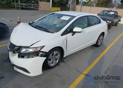 2015 Honda Civic Lx z USA, uszkodzony, nr VIN 2HGFB2F55FH516525